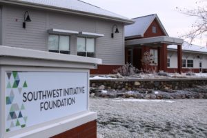 Southwest Initiative Foundation building in winter