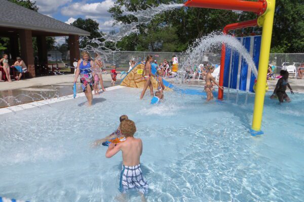 Kids enjoy sunny summer weather at the Appleton Aquatic Center, Photo credit: Get Rural MN