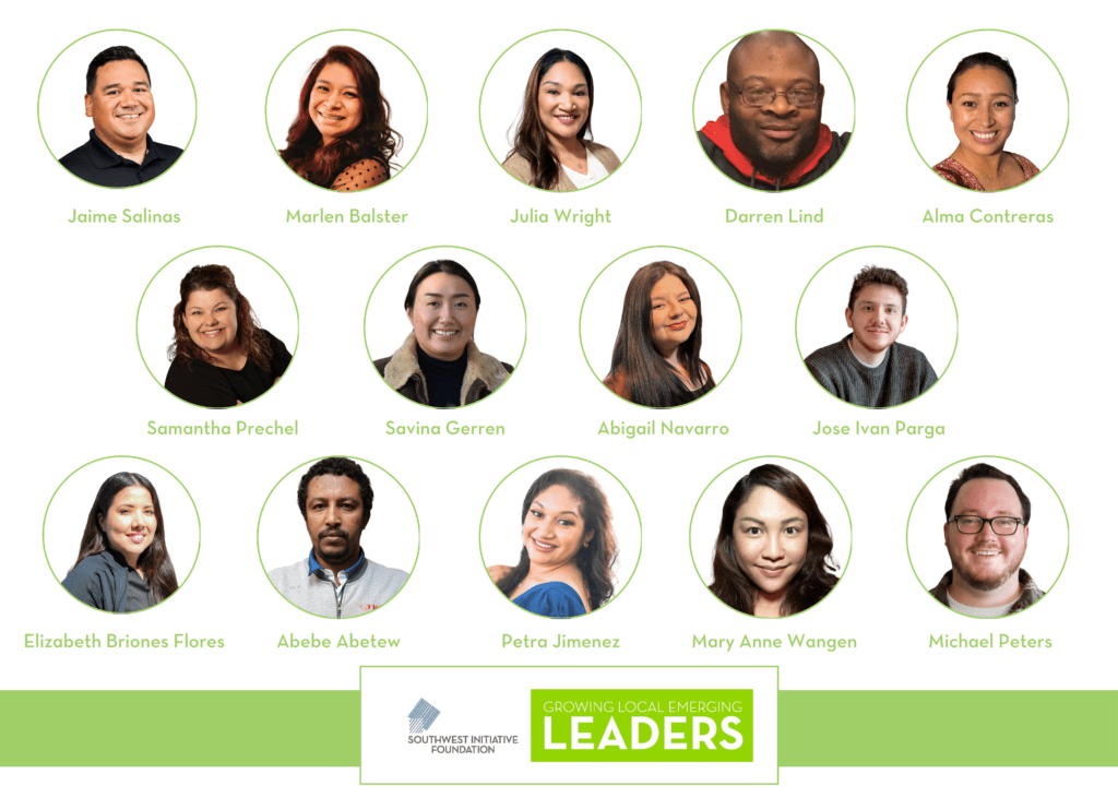 Individual head shots for each of the Growing Local Emerging Leaders participants.